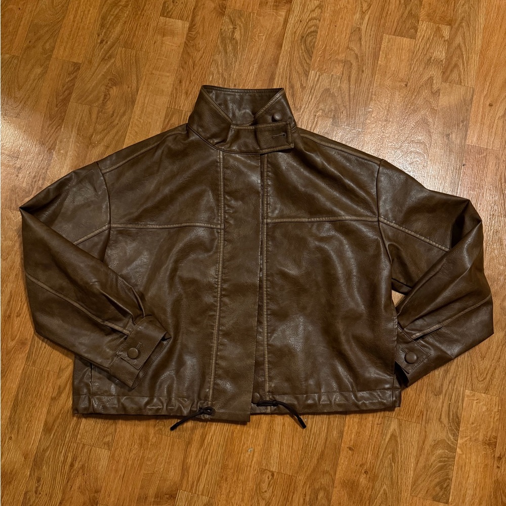 Cable & Gauge Brown Bomber Jacket